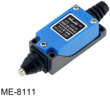 8111 Rotary Adjustable Roller Lever Arm Mini Aluminum Base ME- Limit Switch Silver Point