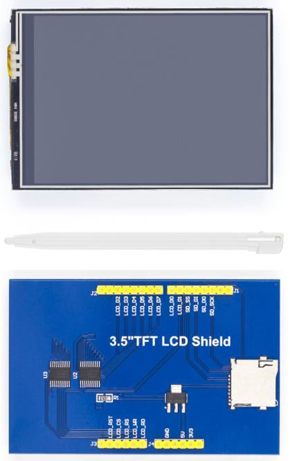 "Сенсорный дисплей TFT LCD 3.5"" 480*320 для UNO/MEGA2560, ili9486"