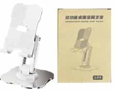 Multifunctional Desktop Metal Bracket Mobile Phone Bracket White L23