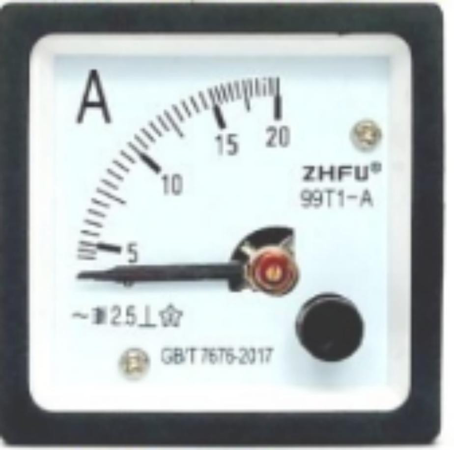 99T1-A AC Ammeter Size:48*48mm Pointer Meter Direct 0-20A