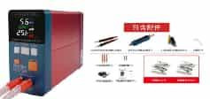 Конденсаторный аппарат точечной сварки GLITTER 801H с пистолетом 73B для аккумуляторов 18650 (US вилка 110В)