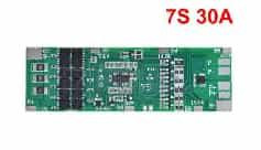 18650 Battery Protect Board With Balance 7S 30A BMS Li-ion Function
