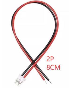 Односторонний штекерный разъем PH2.0мм 2P (провод 1007 26AWG, 8см)