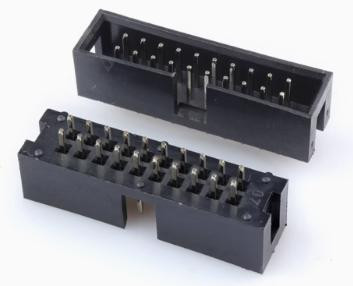 DC3-20P 2.54mm Socket Header Connector Straight Needle