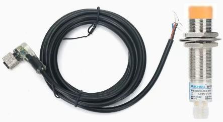 Индуктивный датчик LJ8A3-2-Z/BXG NPN (желтый, NO, черный кабель 5м)