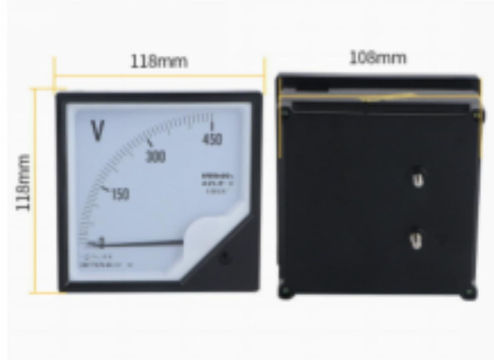 42L6-V Pointer AC Voltmeter AC150V Size:118*118mm