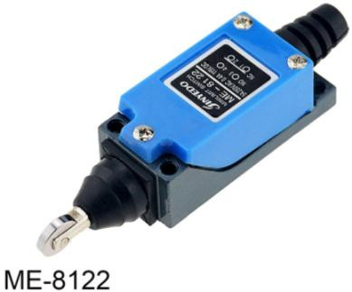 8122 Rotary Adjustable Roller Lever Arm Mini Aluminum Base ME- Limit Switch Silver Point