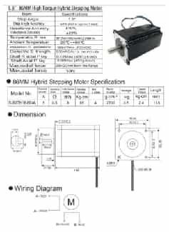 Шаговый двигатель SL86STH118-6004A 86мм