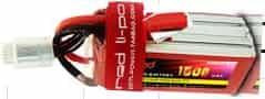 Аккумулятор RED (2S 7.4В, 1500мАч, 35С, авиамодельный, разъем JST)