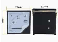 42L6-V Pointer AC Voltmeter AC300V Size:118*118mm
