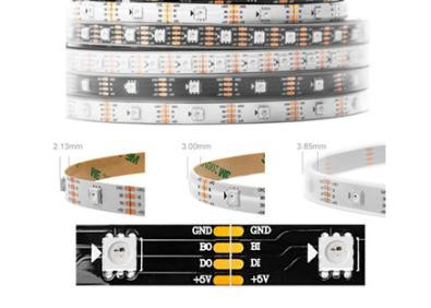 Адресная светодиодная лента WS2813B RGB5050 (черная, 5В, 30 LED/м, 5м, IP67, водонепроницаемая)