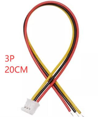 Односторонний штекерный разъем PH2.0мм 3P (провод 1007 26AWG, 20см)