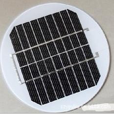 Круглая стеклянная солнечная панель 8.28V 0.1A 2W (D130мм, для осветительных приборов)
