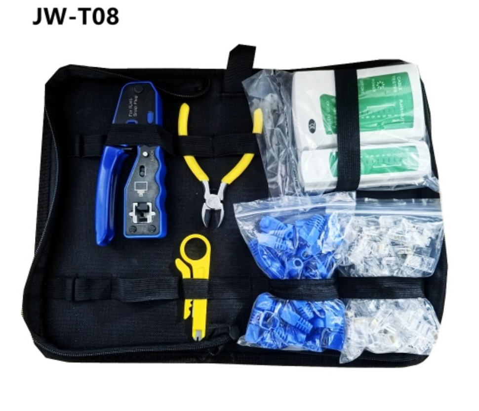 Crimping Tool Set JW- Computer Network Screwdriver Pliers Repair Tool Kit T08