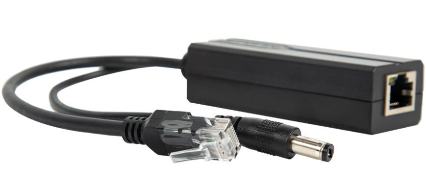 Gigabit PoE Splitter (разъем DC5.5x2.1мм, 48В на 5В, 2.4А)