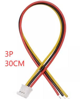Односторонний штекерный разъем PH2.0мм 3P (провод 1007 26AWG, 30см)