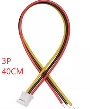 Односторонний штекерный разъем PH2.0мм 3P (провод 1007 26AWG, 40см)