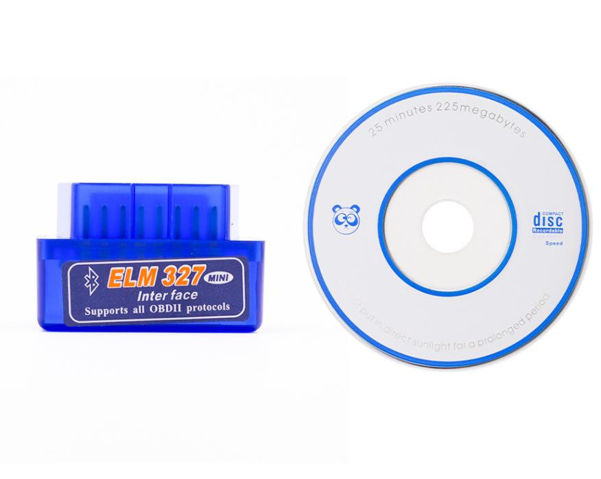 Автосканер ELM327 OBD2 V2.1, синий
