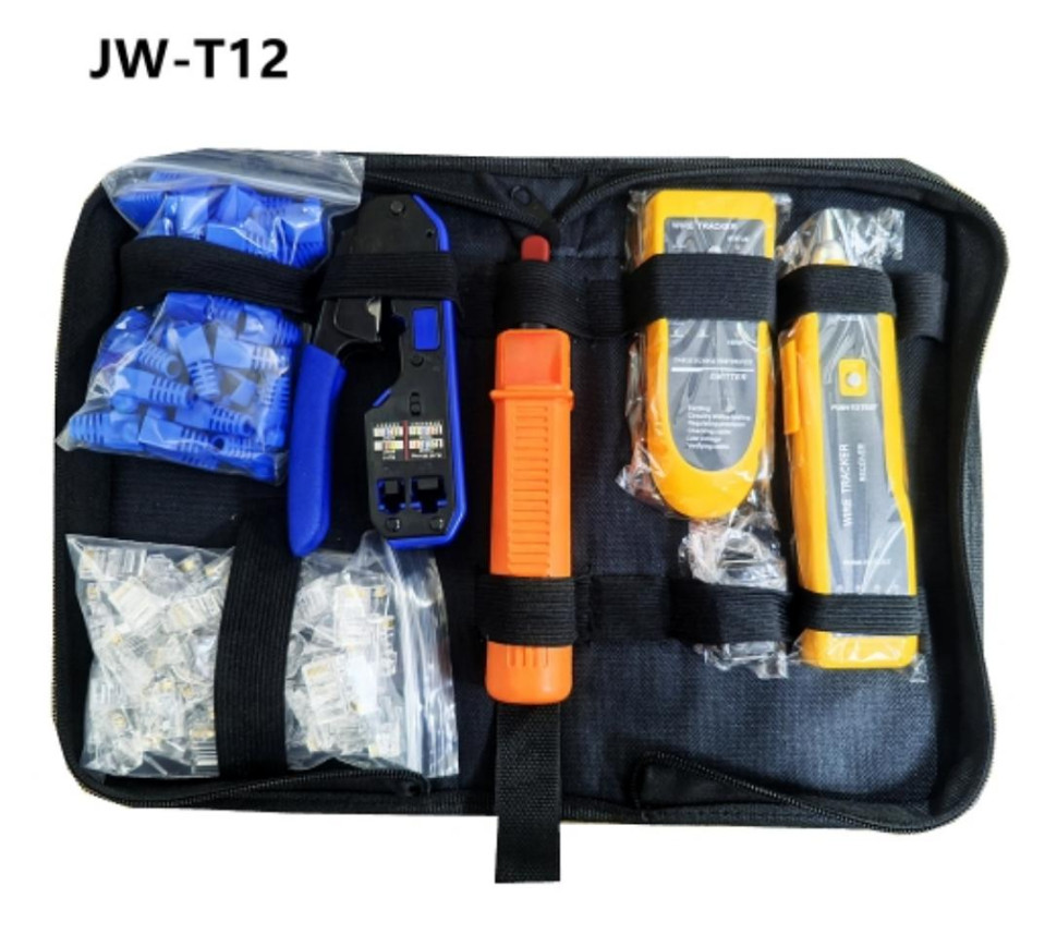 Crimping Tool Set JW- Computer Network Screwdriver Pliers Repair Tool Kit T12