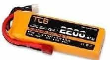 Аккумулятор TCB оранжевый (11.1В, 1500мАч, 25С, для авиамоделей, разъем T-Female)
