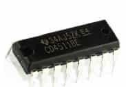 Декодер CD4511BE (оригинал)