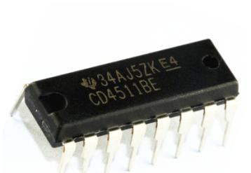Декодер CD4511BE (оригинал)