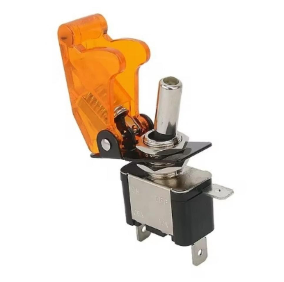 Light Rocker ASW-07D with Waterproof Cover Toggle Switch with Yellow