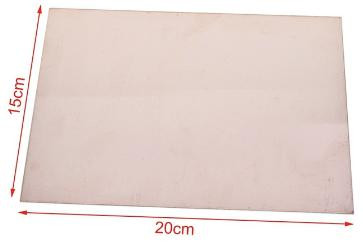 Circuit Board Universal Thickness 1.5mm FR4 Double Side 15*20cm Copper Clad Printed Glass Fiber Blank Prototype PCB