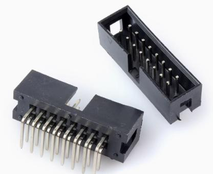 DC3-16P 2.54mm Socket Header Connector Curved Needle