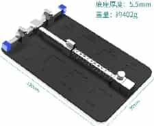 Black Multifunction PCB Motherboard Adjustable Fixture with IC Slot