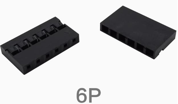 Dupont Housing 6P Single Row 2.0MM Connector