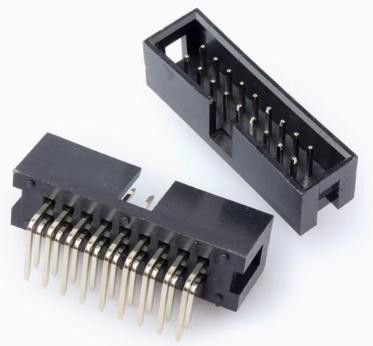DC3-18P 2.54mm Socket Header Connector Curved Needle