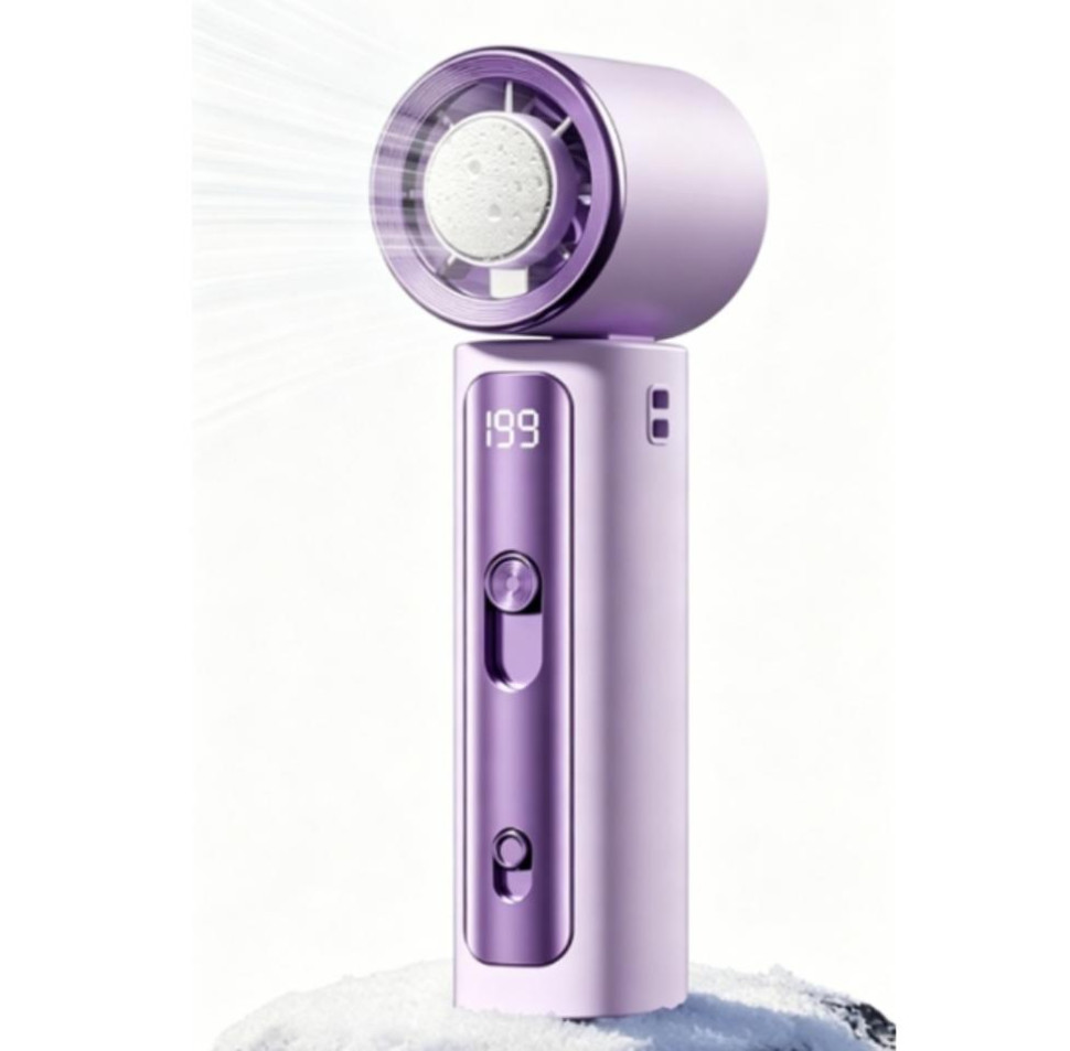 Speed Cooling Fan Y33 Handheld Fan High- 3000mAh Portable Purple
