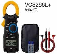 Клещевой мультиметр VC3266L+ (желтый, высокая точность, со звуковым сигналом, с батареей)