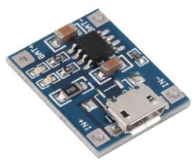 Модуль заряда аккумулятора TP4056 Micro USB 1А
