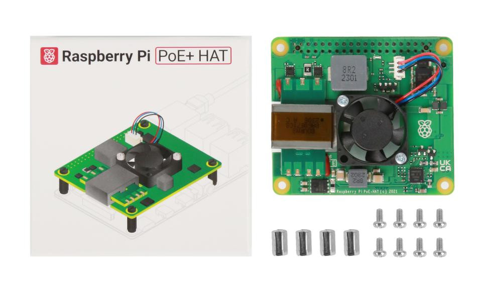 Плата расширения POE HAT для Raspberry Pi 3B+