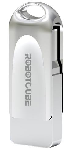 USB Flash RobotCube U306 (серебристый, скоростная, влагозащищенная, USB3.0, 64ГБ)
