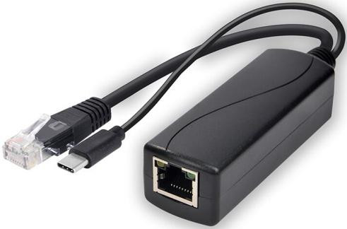 Gigabit PoE Splitter Type C (48В на 12В, 2А)