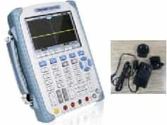 Replaceable EU/US Plug 60Mhz 2 CH Handheld Digital Oscilloscope Noted: Out of stock, Not Multimeter with (with Battery)