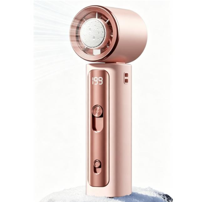 Speed Cooling Fan Y33 Handheld Fan High- 3000mAh Portable Pink