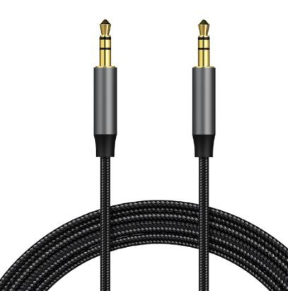 Аудиоудлинитель AUX 3.5mm 2M (Male-Male, серый)