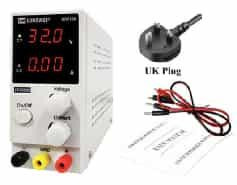 Блок питания регулируемый LW-K605D (белый, 60В, 5А, 3-разрядный дисплей, кабель в комплекте, UK вилка)