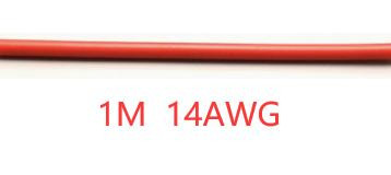 Силовой провод 1M 14AWG Красный