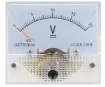 Voltmeter Meter 0-20V 85C1-V DC Pointer Size:64*56mm