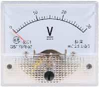 Voltmeter Meter 0-30V 85C1-V DC Pointer Size:64*56mm