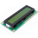 Дисплей LCD1602 жёлтый, 5в