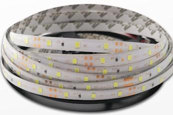 Светодиодная лента 2835 SMD (синий, гибкая, 12В, 60 LED/м, 5 метров, водонепроницаемая)