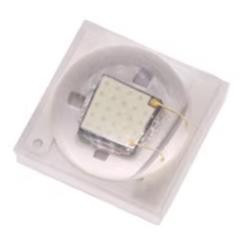 SMD светодиод 3535 3Вт сферический 120 градусов бирюзовый