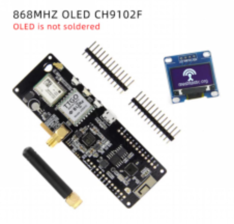 Meshtastic T-Beam V1.2 WiFi&Bluetooth 868Mhz Unsoldered LILYGO OLED Not Soldered ESP32 LoRaGPS OLED CH9102F AXP2101
