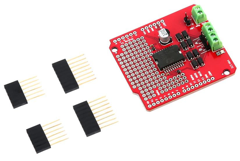 Плата расширения драйвера двигателей L298P